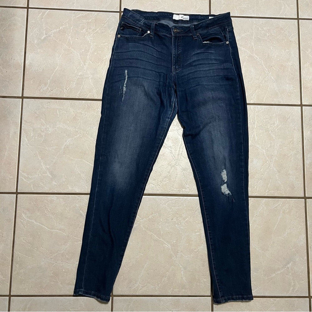 KanCan Skinny Distressed Jeans, Size 13/30 - Picture 6 of 16